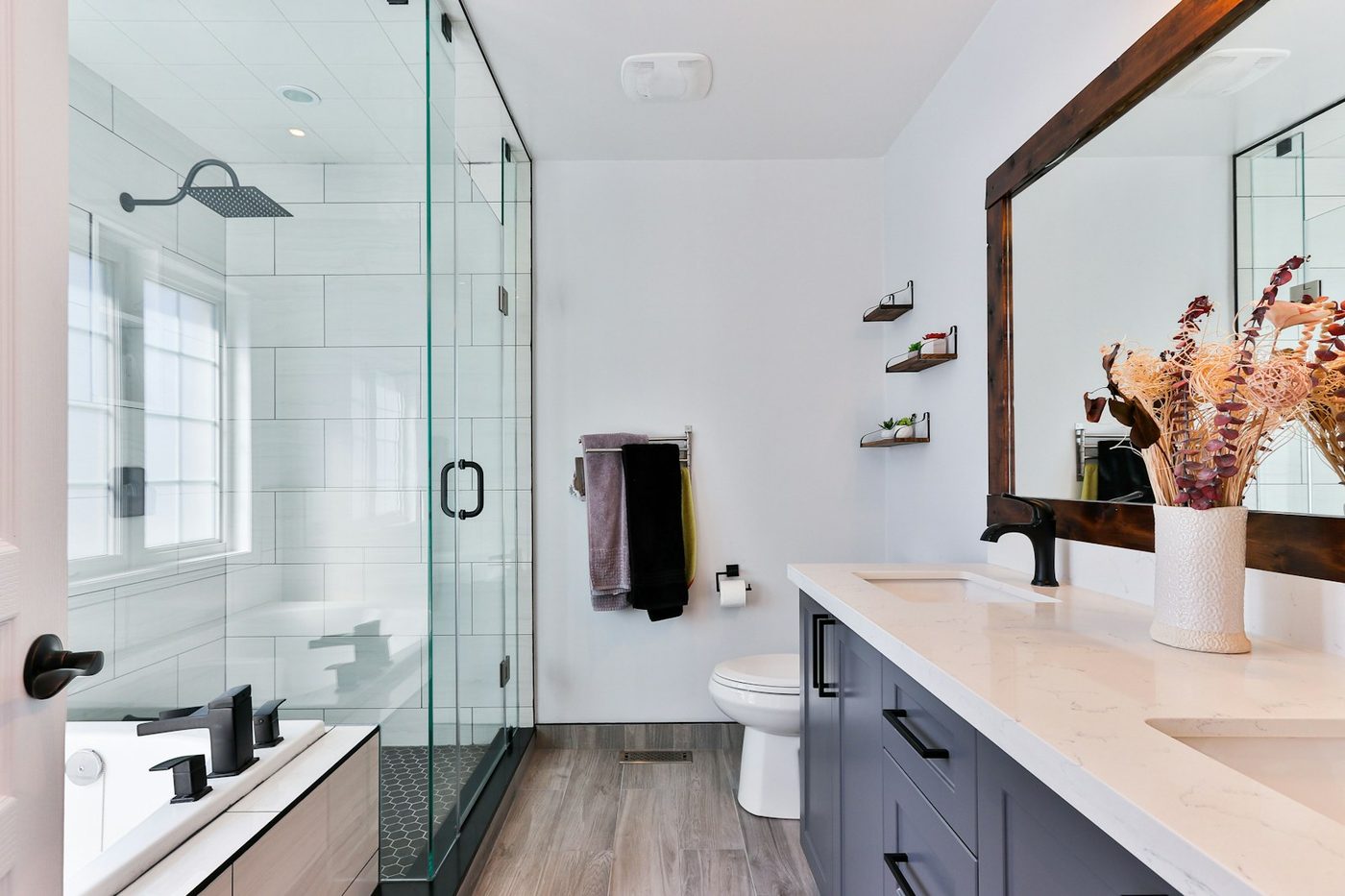 Custom bathroom vanity cabinetry